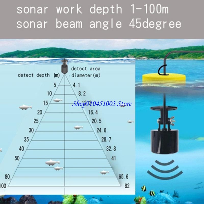 Fishing Depth Finder - 77HC Portable sonar Fish Fishs Fish