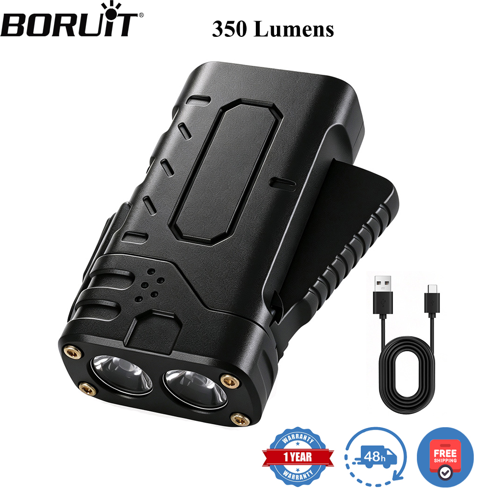 Fishing Light - Linterna LED EDC de Manivela BORUIiT,