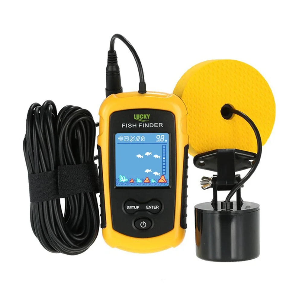 Lucky LCD pantalla a Color por - Fishing Depth Finder reseña y precio