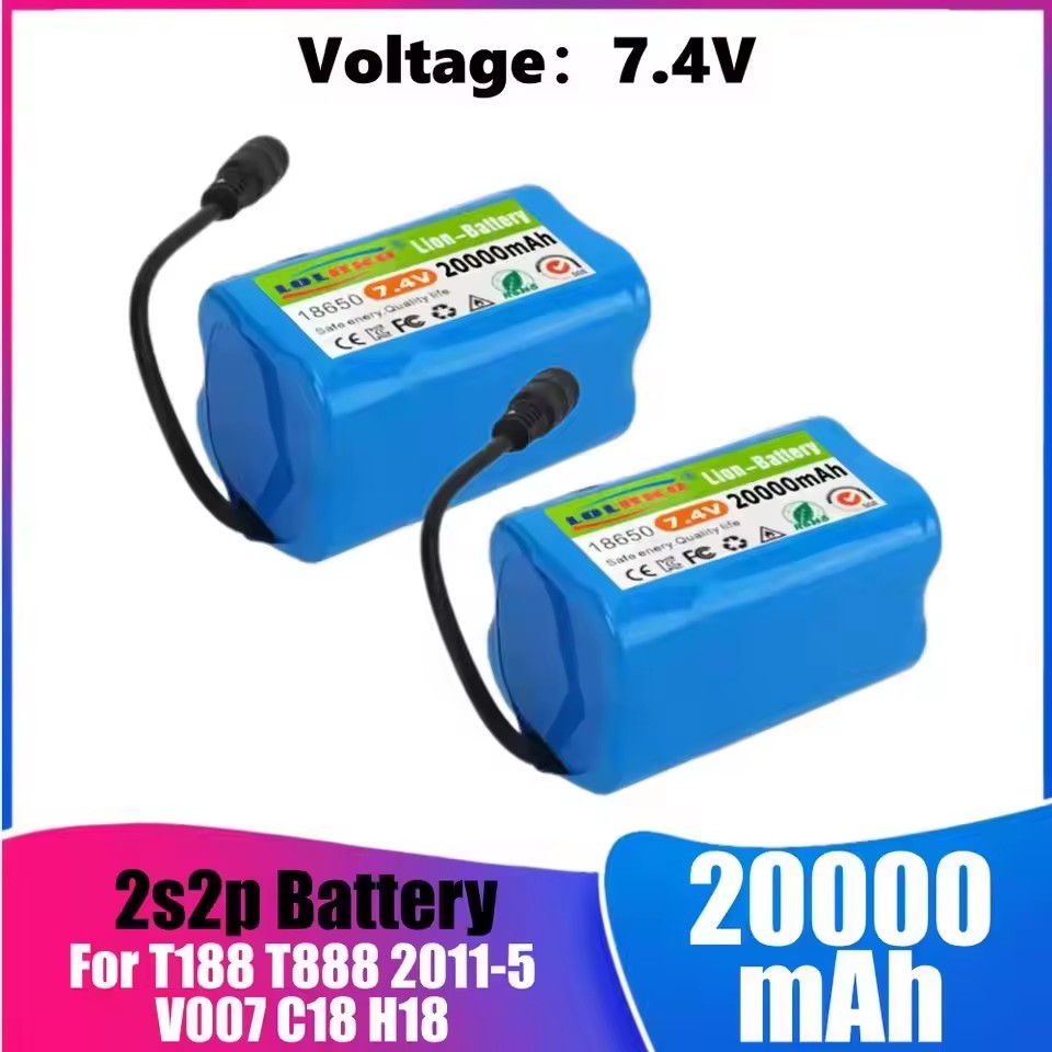 Batería de 7,4 V y 20000 mAh c - Fish Finder Charger reseña y precio