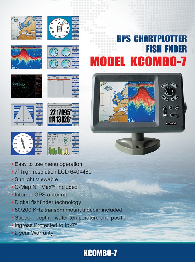 Kcombo-7 Plotter GPS ONWA de 7 - Fishing Gps reseña y precio