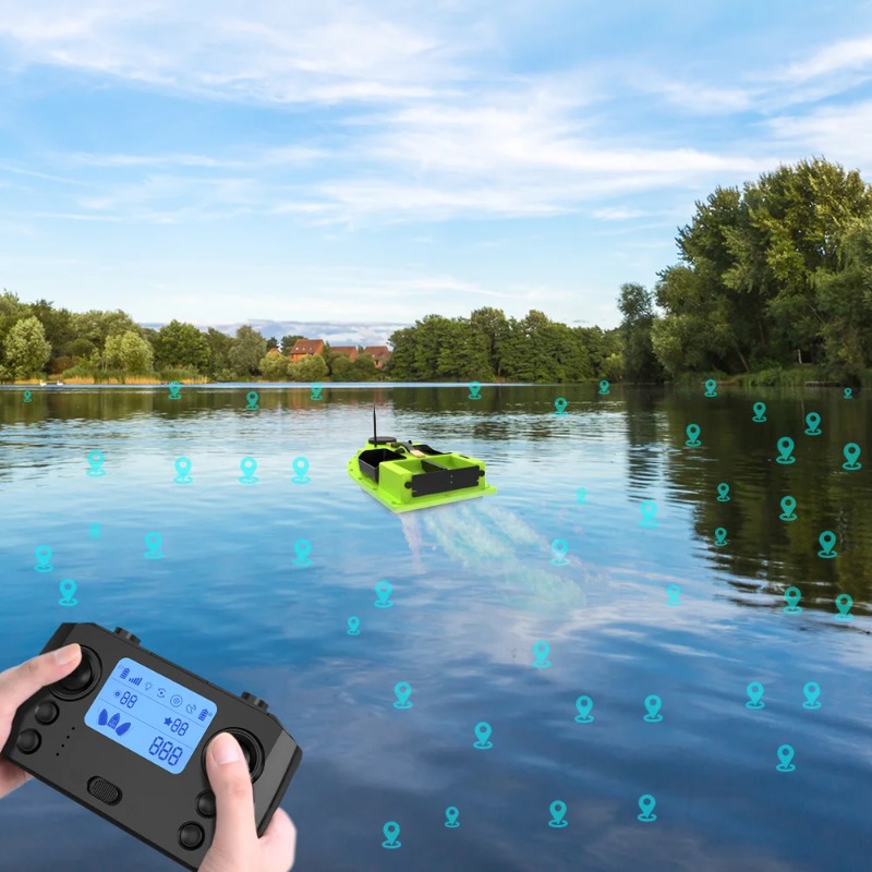 Barco Cebador con GPS D19, 600 - Fishing Gps reseña y precio