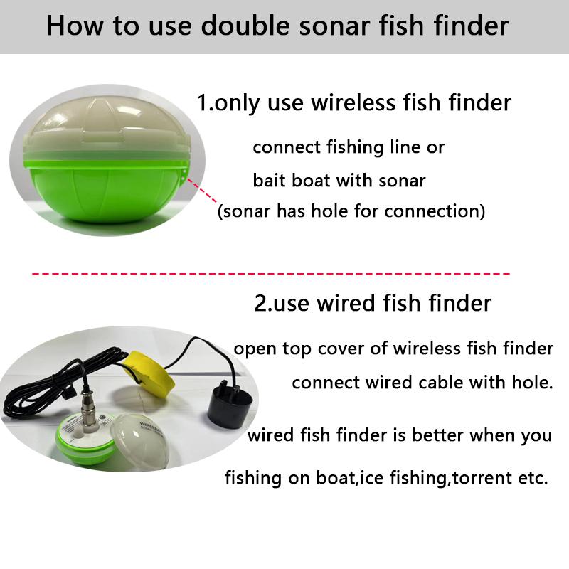 Sonda de Pesca Inalámbrica Blu - Fishing Depth Finder reseña y precio